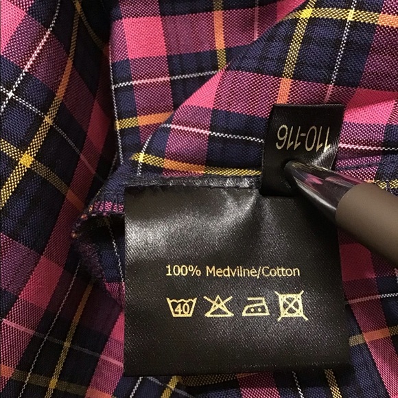 NWOT Designers MoDiDu Pink Plaid Girls Dress - Picture 7 of 8